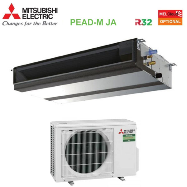 immagine-1-mitsubishi-electric-climatizzatore-condizionatore-mitsubishi-electric-canalizzato-canalizzabile-power-inverter-media-prevalenza-12000-btu-pead-m35ja-puz-zm35vka-r-32-wi-fi