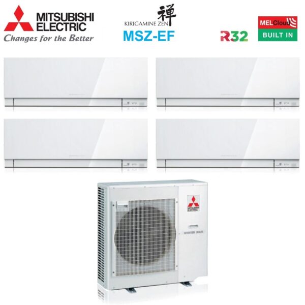 immagine-1-mitsubishi-electric-climatizzatore-condizionatore-mitsubishi-electric-quadri-split-inverter-serie-kirigamine-zen-white-msz-ef-77912-con-mxz-4f80vf-r-32-wi-fi-integrato-colo