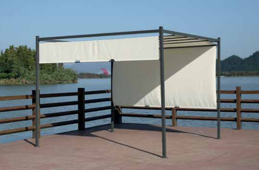 Itaca Pergola met schuifzeil 3x3 meter YF-3850P