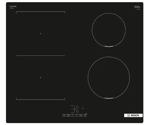 immagine-1-piano-cottura-a-induzione-bosh-serie-4-pvs611bb6e-4-fuochi-60-cm-in-vetroceramica-nero-lxp-59×52-touchselect-powerboost-combizone