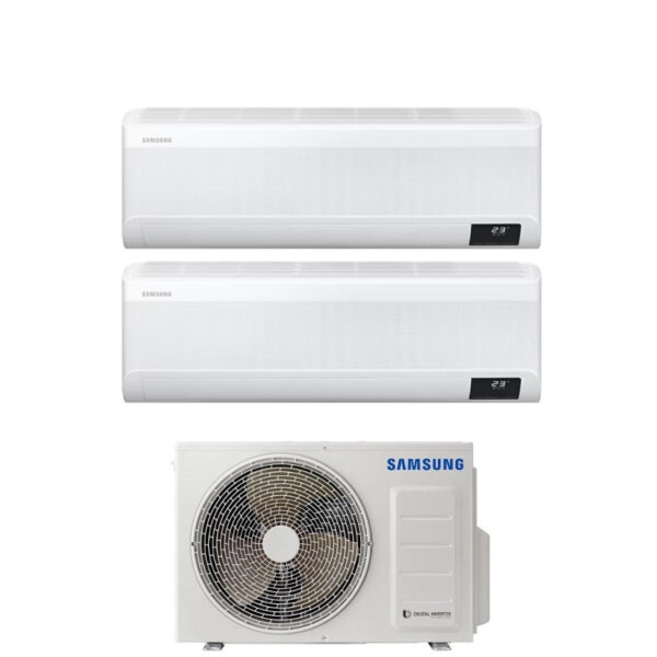 Samsung Airconditioner Dual Split WINDFREE AVANT 12+12 met AJ050TXJ2KG R-32 Wi-Fi Geïntegreerd