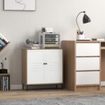 immagine-2-easycomfort-easycomfort-armadietto-portadocumenti-cassettiera-da-ufficio-in-legno-e-metallo-bianco-con-2-ante-ripiano-regolabile-62x30x67-5cm-jpg