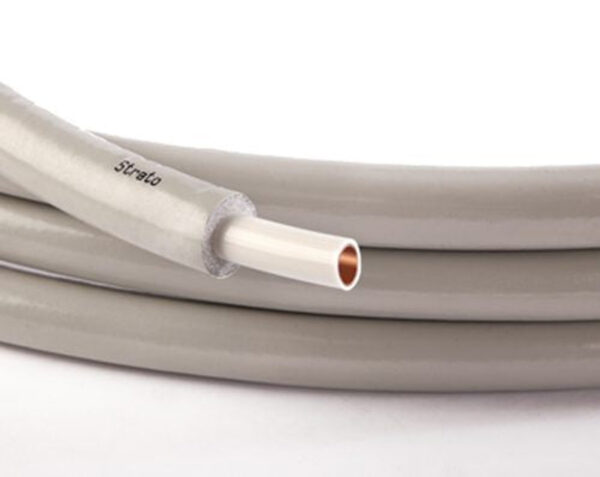 SCTubes Meerlaagse koperen buis STRATE geïsoleerd voor verwarming 50 meter 14 x 2 mm gecoat met de ziel in koper