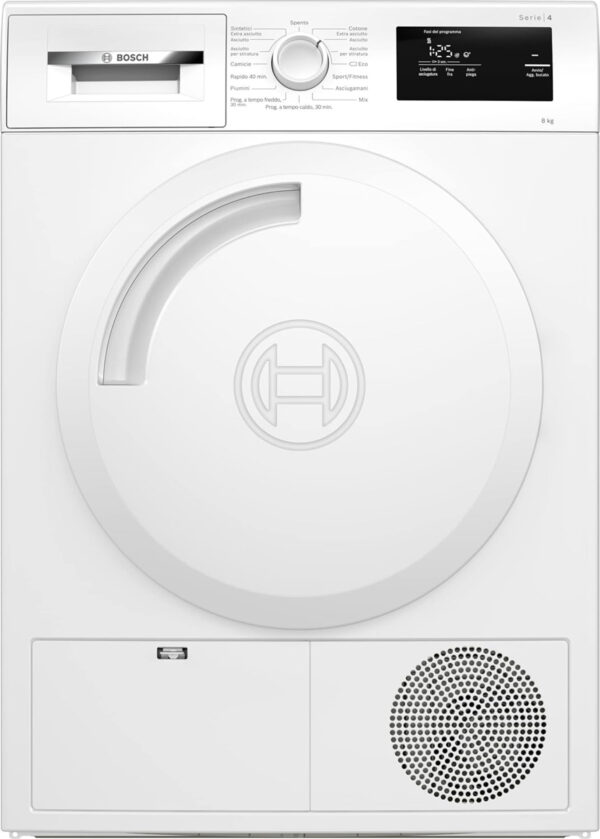 Bosch condensatiedroger WTH83058II serie 4 8 kg klasse A+ (A84,2xL59,8xP61,3) met LED-display