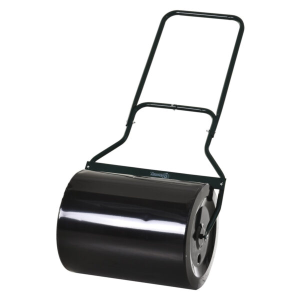 EasyComfort Tuinrol in zwarte metalen tank 60 L ?50 cm