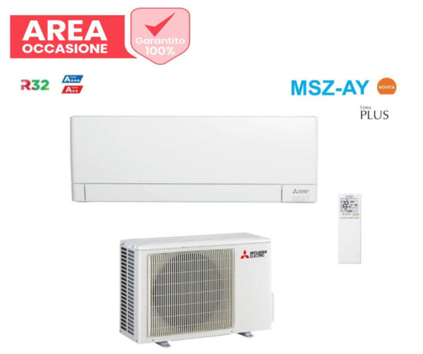 Mitsubishi Electric Retouren IN DE GEBIED Airconditioning Inverter Line Plus-serie MSZ-AY/AP 9000 Btu MSZ-AY25VGKP + MUZ-AP25VG R-32 Wi-Fi Geïntegreerd