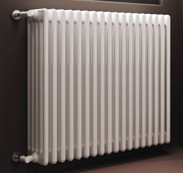 Cordivari GEBIED Retouren Volledige batterij radiator thermofoons in stalen buisvormige Ardesia 4 kolommen h 656 mm interactie 600 mm banden en reducties inbegrepen 8 elementen h 656
