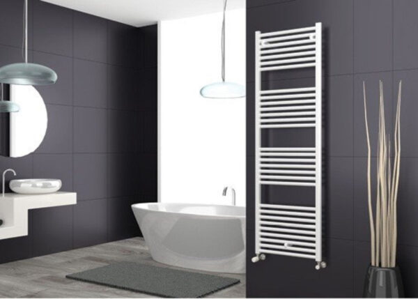 Cordivari KOOPJESGEBIED Handdoekradiator Model LISA 25 Wit Geschilderd - 400 x 1411 hartafstand 400