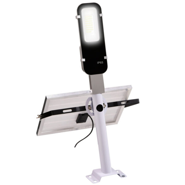 EasyComfort Garden Solar Lamp LED, verstelbaar licht en timer met telecommunicatie, 68x37x16cm, zwart